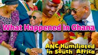 LIVE; ANC Falls, As Mnangagwa Skips Ghana Innauguration Attended by 21 African Heads, Duma, Traore..