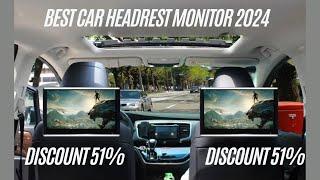 Android11 Headrest Monitor 13 Inch IPS Screen Vehicle Display With HDMI Out Wifi Bluetooth Mirroring