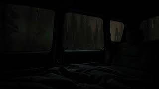 Relieve Anxiety And Relax In The Rain In The Small Car - Camping In The Forest