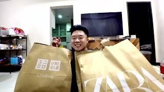 HUGE UNIQLO PHILIPPINES HAUL & A SURPRISE! TRAVEL VLOG EP 5