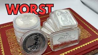 What is the “WORST” Silver to Stack? (UK EDITION)