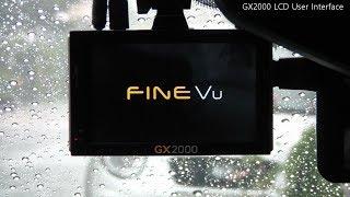 FineVu GX2000 LCD User Interface