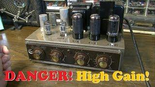 WARNING: Dangerous Levels of GAIN! ...EPIC Guitar Amp Conversion!