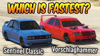 GTA ONLINE - VORSCHLAGHAMMER  VS SENTINEL CLASSIC (WHICH IS FASTEST?)