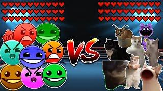 10 FIRE IN THE HOLE vs 10 Cats! Meme battle