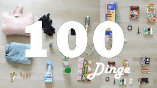 100 Dinge EXTREME Ausmist-Challenge | Minimalismus