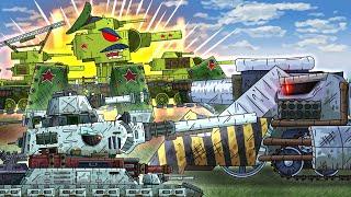 THE REBIRTH OF THE SON OF LEVIATHAN! KV-6 Iron strikes at the demon - Cartoons about tanks