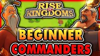 Rise of Kingdoms BEST Early Game COMMANDERS for F2P! (KvK1)