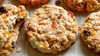 Oatmeal Raisin Cookies Recipe | Easy & Healthy | Oatmeal Dried Fruit Cookies