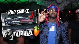 HOW 808 MELO SAMPLES FOR POP SMOKE!!!! (fl studio ny drill tutorial)