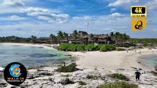 Exploring Tulum’s Hidden Gem  [Mexico ] 4K Secret Beach Tour