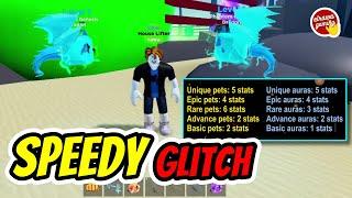 How to do the glitch faster? How about using Rare Pets?  | Roblox Muscle Legends