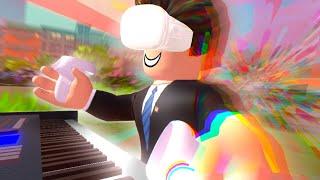 Playing Piano on ROBLOX VR AMAZES Players 