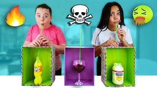 Don't Choose The Wrong Straw (THE DEATH STRAW CHALLENGE!!)