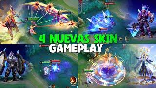 4 NUEVAS SKIN GAMEPLAY | COLLECTOR ARLOTT | STAR ANUAL VALE | SKIN BALMOND Y BAXIA