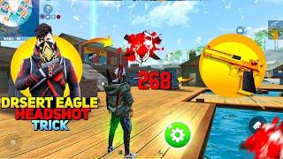 Desert Eagle One Tap Headshot Trick || Free Fire Me Headshot Kaise Mare || Khuni Gamers