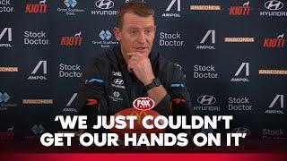 Voss on where it fell apart for the Blues | Carlton Press Conference | Fox Footy