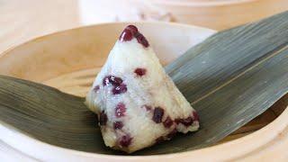 Must Eat Sweet Red Bean Zongzi Recipe (Sticky Rice Dumplings) CiCi Li - Asian Home Cooking