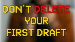 Stop deleting your 1st draft. #shorts #editing #videoediting #cut #edit #funny #filmediting #editor