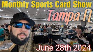 Monthly Tampa FL Sports Card Show 5-28-24 Show Rolling Cases - Opening 89 UD Packs + A Happy Ending