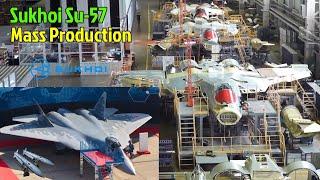 Russia Mass Production of Su-57 Fighter Jets with Deadly Weapons