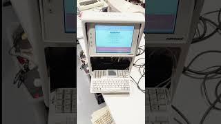 Totally bizarre Datalux Databrick touch-screen Windows 98 “portable” computer