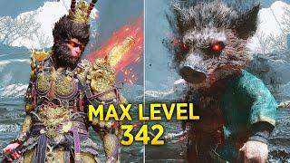 Black Myth Wukong - MAX LEVEL 342 vs Bosses (No Damage)