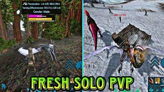 ARK MOBILE | NEW FRESH START | SOLO PVP | PART - 1