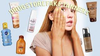 FINDING THE BEST DRUGSTORE FAKE TANNER!!