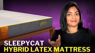 Best Orthopaedic mattress for back and neck pain - Sleepycat Hybrid Latex Mattress Demo and Review