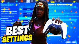 *NEW* Best Controller Settings + Sensitivity For Fortnite Chapter 6! (PS4/PS5/XBOX/PC)