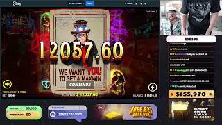 Big Win on Punk Rocker! | TeamBoflex's Crazy Outfit | Stake Casino