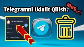 Telegram akkaunt udalit qilish // telegram akkaunt o'chirish // Как удалить Телеграм аккаунт Delete