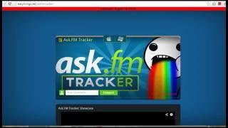 Ask FM Tracker - How to Track Spam on Ask.FM