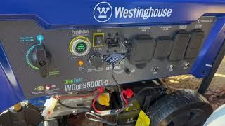 I bought a Westinghouse generator. The WGen9500Dfc