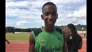 Kimar Farquharson takes section 1 of 400m at Velocity Fest 9