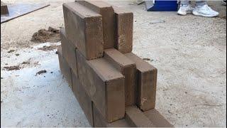 Why is a solid interlocking brick so solid and strong ? Hydraform soil interlock brick machine Henry