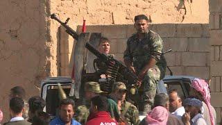 Syrian regime forces in Tall Tamr as they move towards Turkish border | AFP