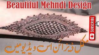 Unique Mehndi Design | Perfect for Weddings & Festival This Will Leave You Speechles |SR Art 