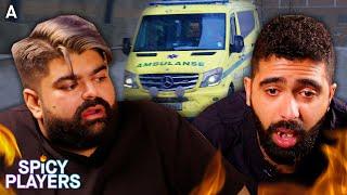 ABU BLE HENTET AV AMBULANSE ft. The Arman Show | Spicy Players med Abu