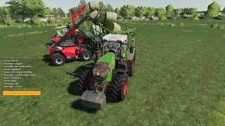 FS19 bale transporting - MP by SimBman