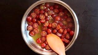 Cherry Tomatoes and Basil Pasta  If you make this RECIPE you are lost!  Economical recipes