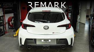 Remark GR Corolla - Quad Tip Exhaust Sound Clips