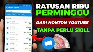 DIBAYAR - Dari Nonton Video Doang!! Perminggu Bisa Ratusan Ribu - Cara Dapat Uang Dari Internet