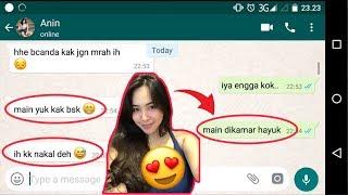 PRANK CHAT 18++ KE TANTE CANTIK BERUJUNG MINTA WIK WIK !! Chat Seru Whatsapp