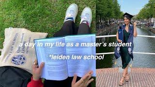 a day in my life as a master's student | Leiden University/StuNed Scholarship