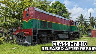 Repainted Class M7 810 enters service after repairs and fan drive modification