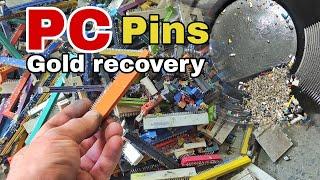 Is it worth it to recover gold from PC pins? | PC pins gold recovery