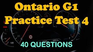 Ontario G1 Practice Test 4 [40 Q/A]