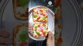 Teatime snacks recipe️Bread pizza #breadpizza #snackcares4u #ytshorts #pizza #cheese #subscribe